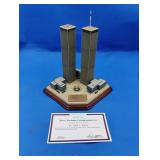 Danbury Mint Twin Towers Commemorative
