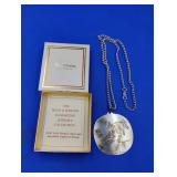 Reed & Barton Damascene Audubon Pendant