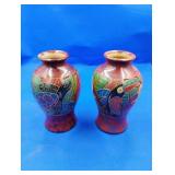 2 Honduran Handmade Vases
