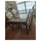 Dining Table & 4 Chairs - Read Details
