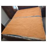 2 Orange Fan Quilts