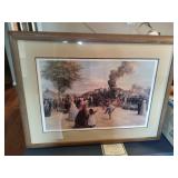 "Northbound Steamer" Print by Alan Fearnley