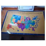 50 State Quarters Map with Most Quarters