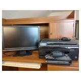 HP Printer, Keyboard, Mouse, & Envision Monitor