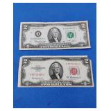1953A and 1976 $2 Bills