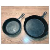 2 Cast Iron Skillets