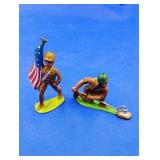 Barclay Manoil Flag Holder & Mine Sweeper