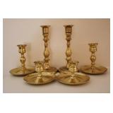 6pc Baldwin Brass Candle Holders 6pc Baldwin Brass Candle Holders