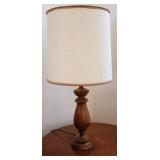Wood Table Top Lamp - Works Wood Table Top Lamp - Works