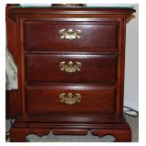 Vintage American Drew 3 Drawer End Table Vintage American Drew 3 Drawer End Table