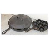 Vintage Cast Iron Skillet Collection Vintage Cast Iron Skillet Collection