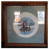Signed & #222 P. Buckley Moss Church Warden Geese