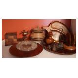 Wood Tray, Covered Jars, Decor & More