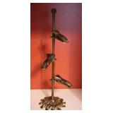 Brass Victorian Style Hand Clip Towel Stand