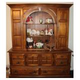 Vintage Wooden Hutch (Contents Not Included)