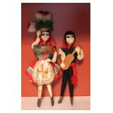 Pair of Portuguese Souvenir Dolls
