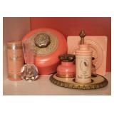 Vintage Avon Perfume & Powder Vanity Set
