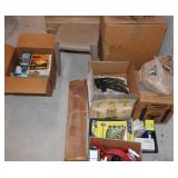 Aquarium & Accessories w/ Plastic Stool & Shelf