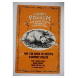 Creamed Possum Repro Sign