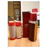 3pc Vtg Thermos