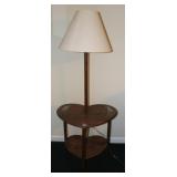 Vintage Hand Painted Heart Shape Lamp Table