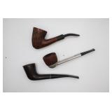 Set of 3 Unique Tobacco Pipes