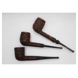 Set of 3 Tobacco Forcaster Pipes