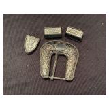 Mexico 925 Belt Pieces - 48.86g
