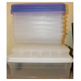 Small Crafting Plastic Bin Containers