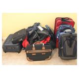Large Collection of Suitcases & Carry On Bags