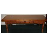 Wooden Spindle Leg Coffee Table