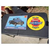 2 Reproduction Chevrolet Signs