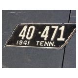 1941 Tennessee License Plate