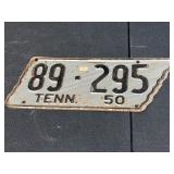 1950 Tennessee License Plate