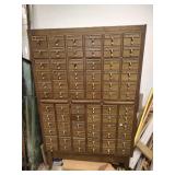 Vintage Card Catalog Cabinet