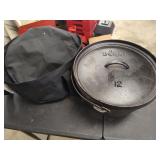 Lodge Cast Iron Dutch Oven with Carrying Case