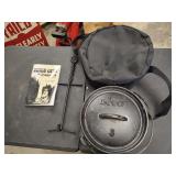 Lodge Cast Iron Dutch Oven with Carrying Case
