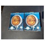2 New United Pacific Vintage Fog Lights