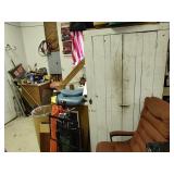 Contents of Front Left Side of Garage & Stairs