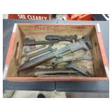1975 Coca Cola Crate with Old Tools