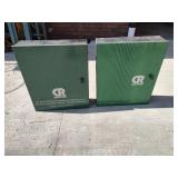2 CR Industries Metal Cabinets