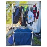 Rack of Purses. Rack is Missing Wheel