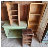 4 Wooden Shelves
