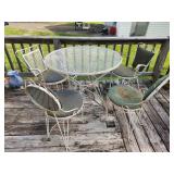 Iron Patio Set 35" dia.