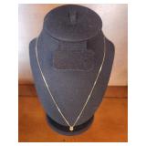 14k Gold Necklace with Pendant