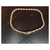 925 Silver Rope Chain Bracelet