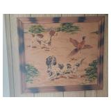 2 Vintage Trapunto Hunting Scenes 25