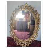 Vintage Ornate Gold Mirror 29