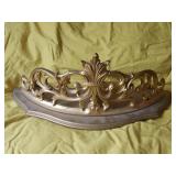 2 Vintage Ornate Gold Sconces 14