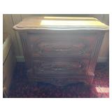 Wooden Side Table 28"x17"x24"